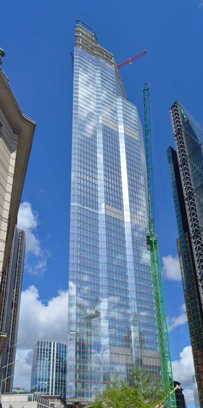 9 - 22 Bishopsgate, a 62-storey commercial skyscraper located in the City of London, UK